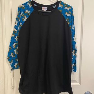 Lularoe randy baseball tee